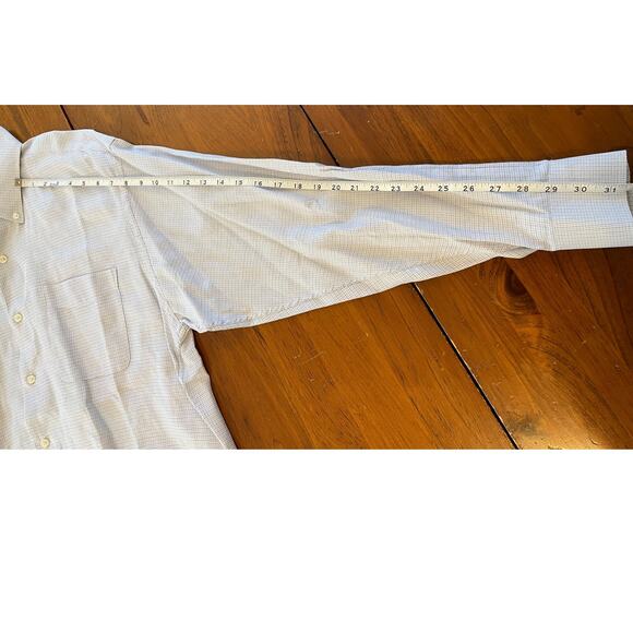 Vtg Joseph & Feiss All Cotton 16 32/33 Polo LongSleeve ButtonDownMade in Korea - Picture 8 of 9